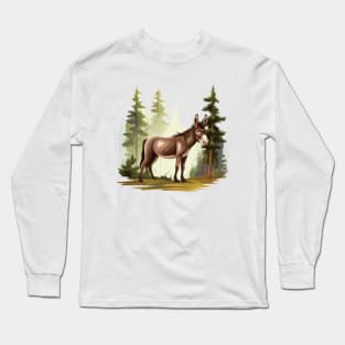 Little Donkey Long Sleeve T-Shirt